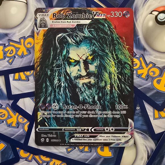 Rob Zombie Pokemon Card - White Zombie - Picture 4 of 8